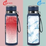 فلاسک یک لیتر VACUUM CUP طرح سنگی - تصویر 4