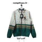 کاپشن تک‌پوش طرح‌دار دو رنگ